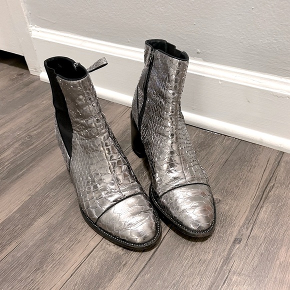 Alexandre Birman Python Booties - Picture 8 of 10